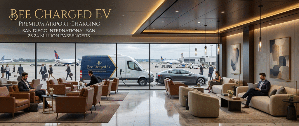 San Diego International Airport (SAN) Charging: Mobile EV Solutions for Airport Travelers and Aviation Workers