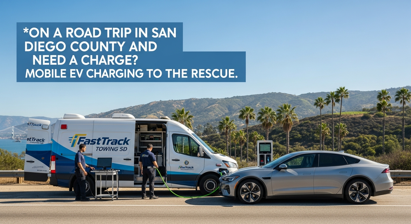 On a Road Trip in San Diego County and Need a Charge? Mobile EV Charging to the Rescue