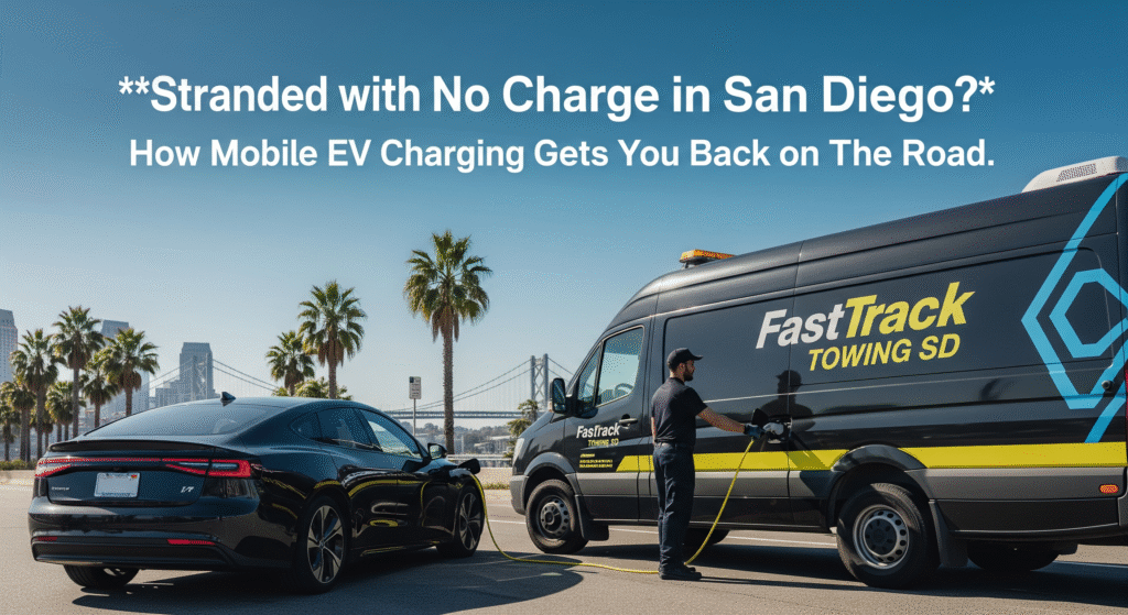 San Diego EV Towing vs. Mobile Charging: Which Gets You Back on the Road Faster?